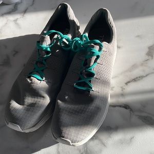 Grey ripstop runners size 14 Nobull shoes
